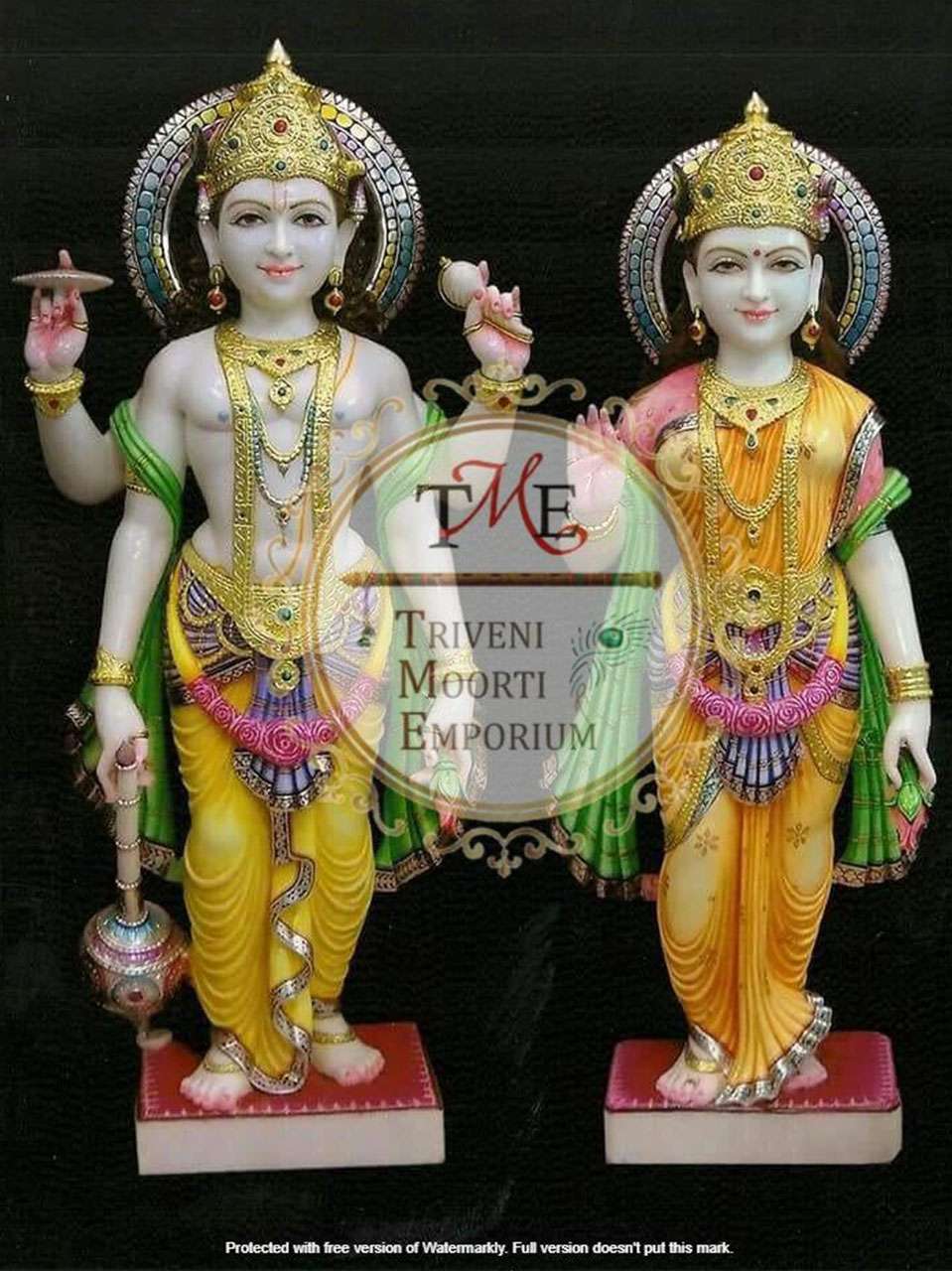 Laxmi Narayan marble murti